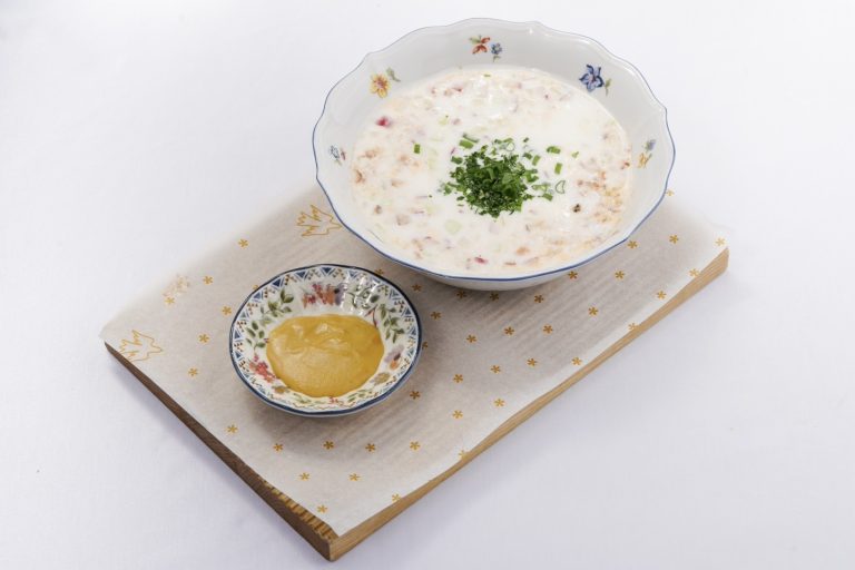 Окрошка с цыпленком