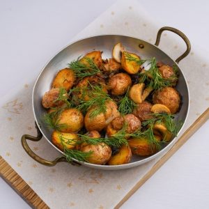Жареный картофель с грибами